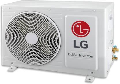 LG 1.5 Ton 3 Star Split Dual Inverter AC - White, Maroon  (KS-Q18WNXD, Copper Condenser)