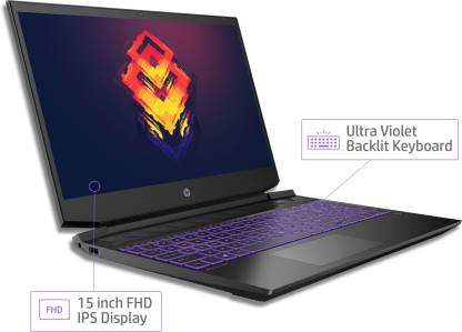 HP Pavilion 15-EC Ryzen 5 Quad Core - (8 GB/1 TB HDD/128 GB SSD/Windows 10 Home/4 GB Graphics/NVIDIA Geforce GTX 1650) 15-ec0066AX Gaming Laptop  (15.6 inch, Shadow Black, 2.19 kg)